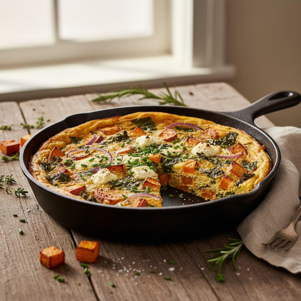 Sweet potato frittata