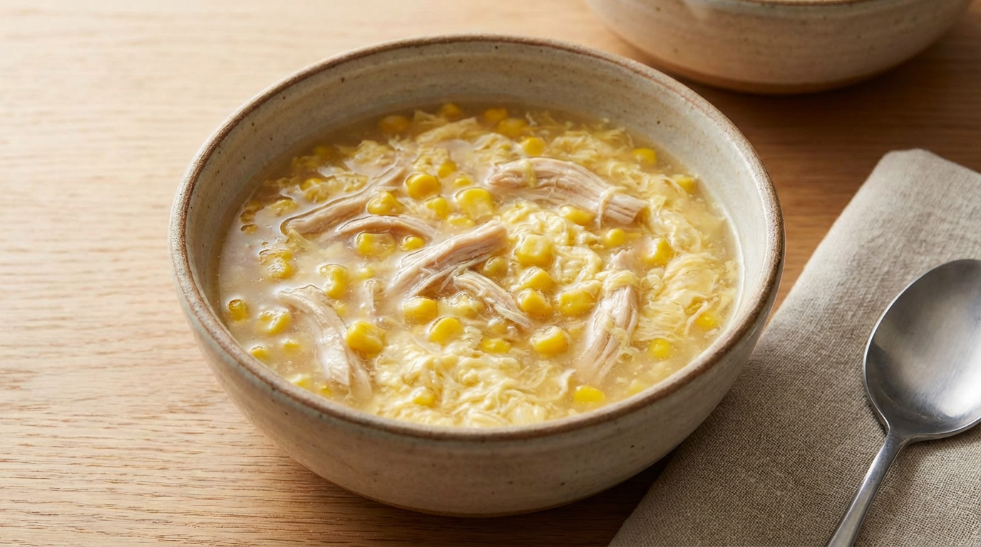 Chicken and corn soup