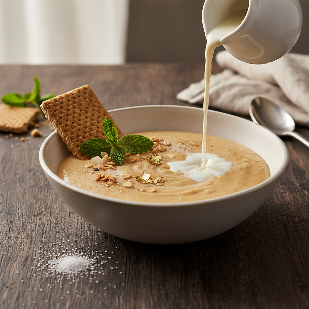 Weetbix custard