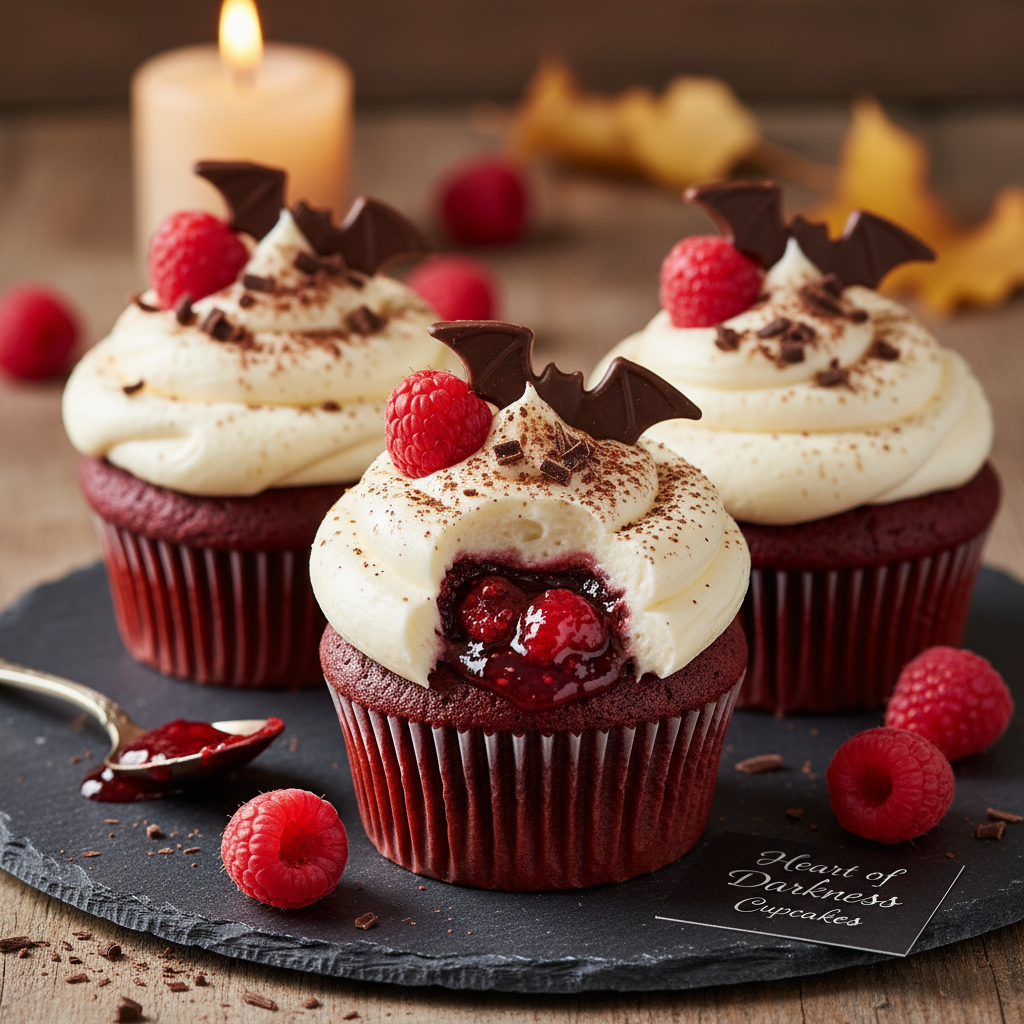 Red Devil Cupcakes aka Heart of Darkness Cupcakes