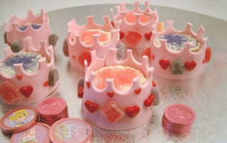 princess crown cupcakes