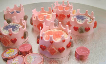 princess crown cupcakes