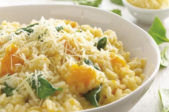 Chicken and pumpkin risotto