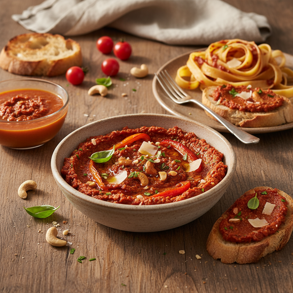 Roasted tomato pesto