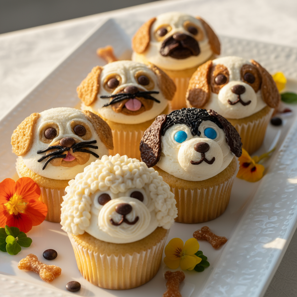 Puppy cupcakes