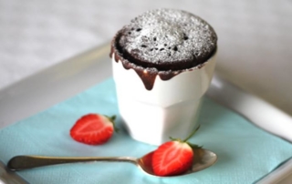 Cake in a mug