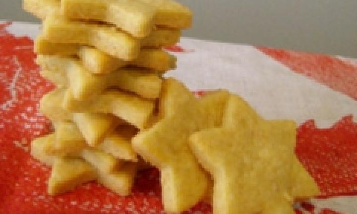 Cheddar star biscuits