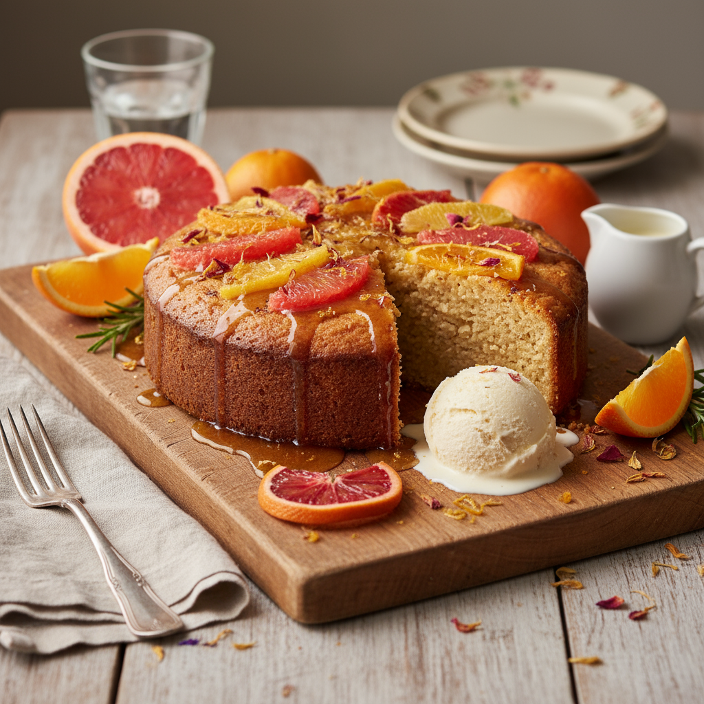 Flourless citrus cake