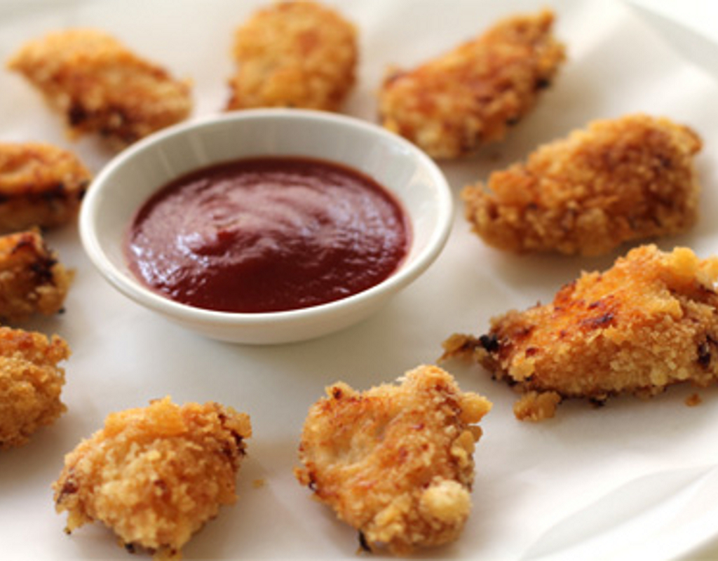 Homemade chicken nuggets