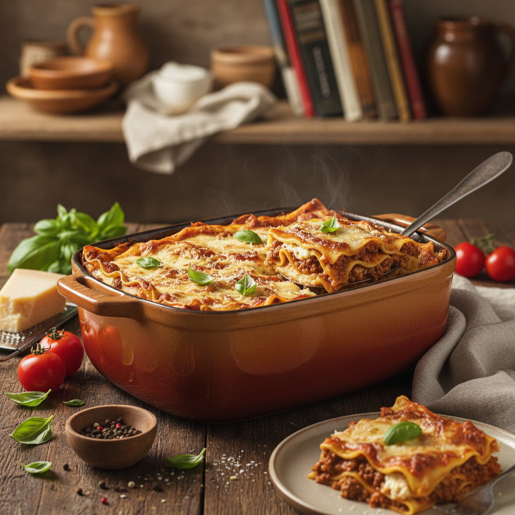 Slow cooker lasagne