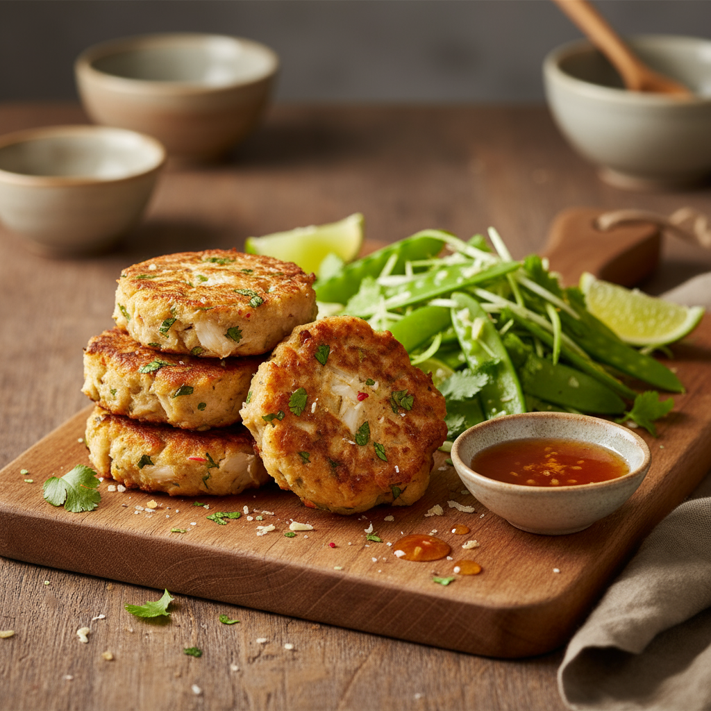 Thai crab cakes