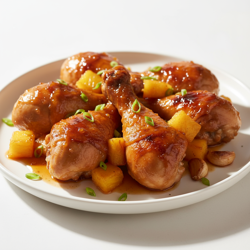 Sticky Pineapple Chicken drums