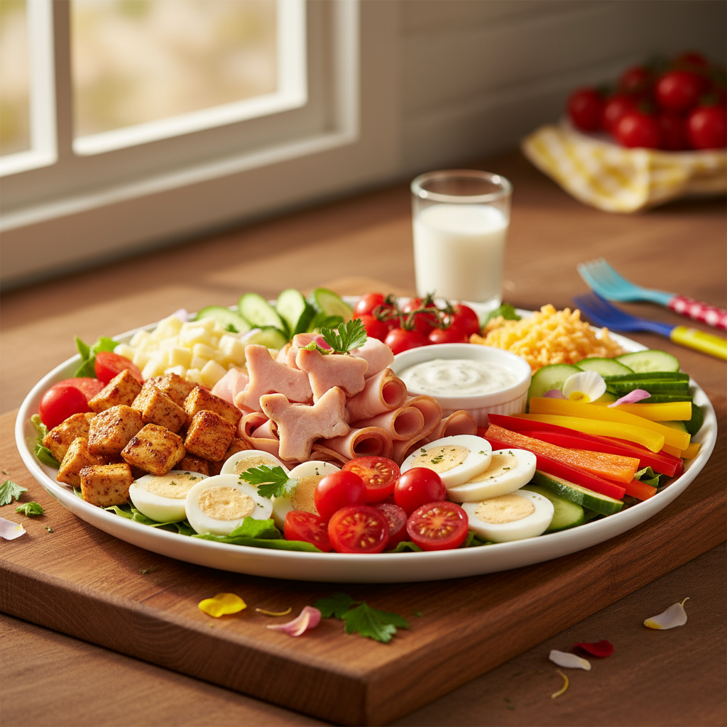 Kid friendly chefs salad