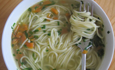 Homemade 2 minute noodles