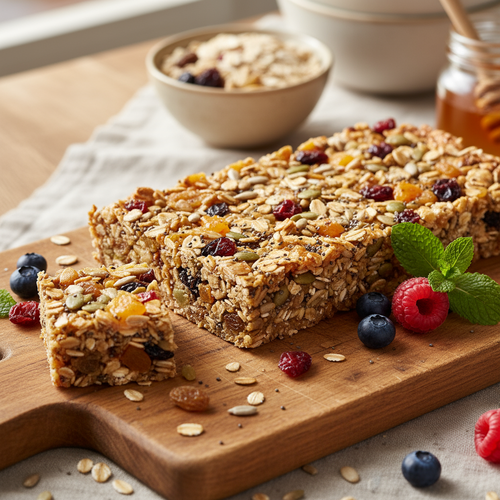 Muesli bar slice