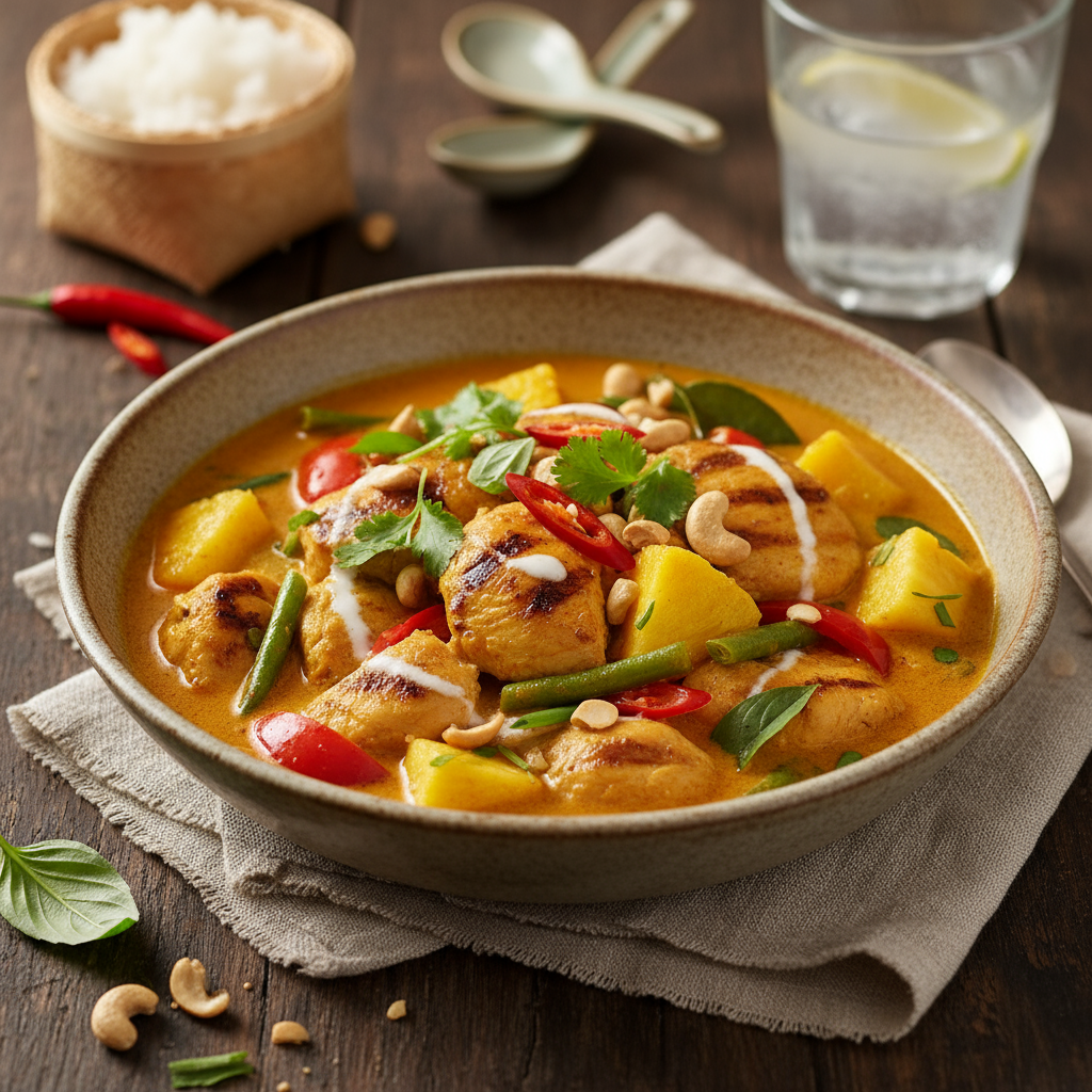 Thai Chicken and Tropical Gold Pineapple curry