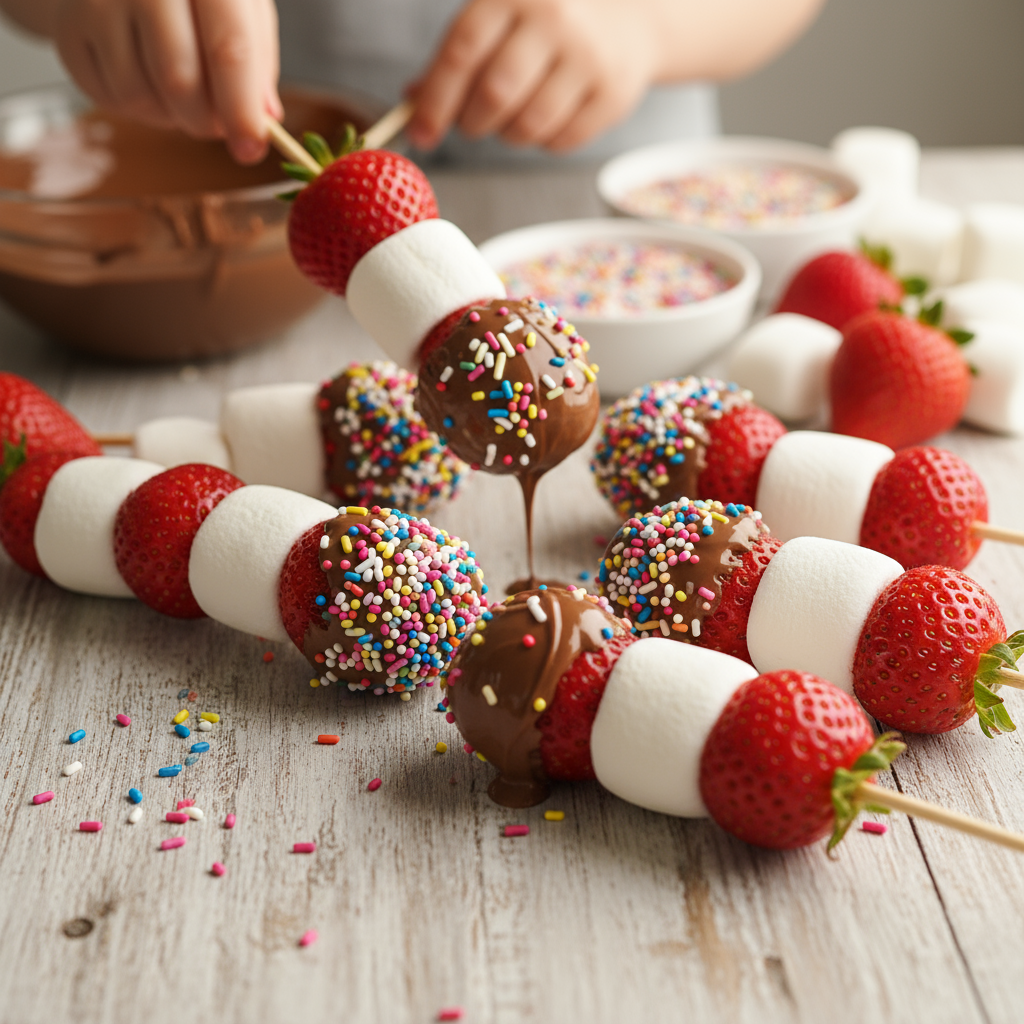 Strawberry pops