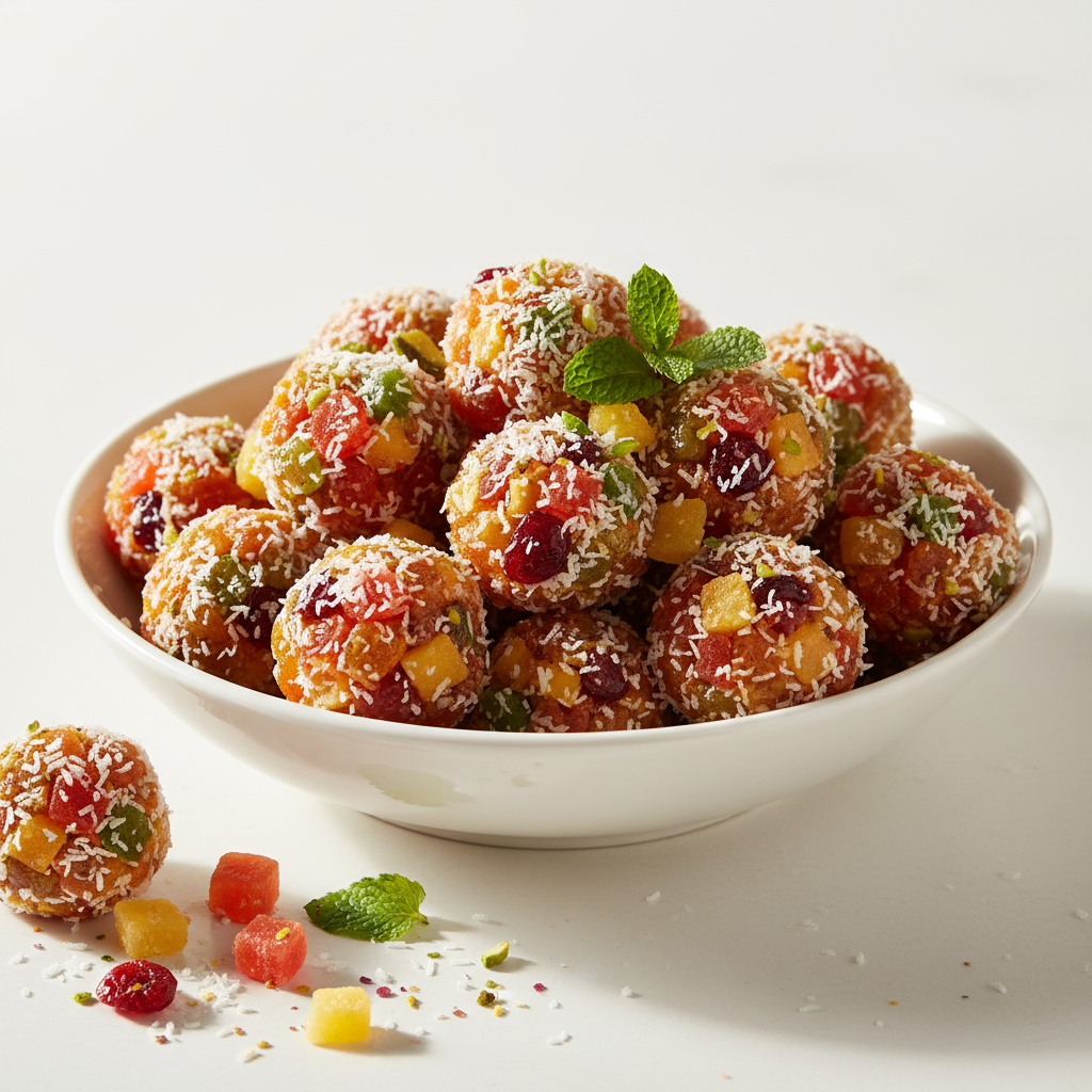 Tooty fruity balls