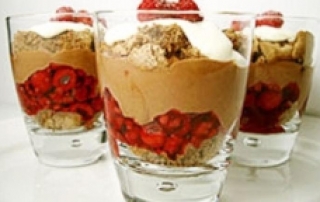 Chocolate raspberry trifle