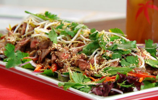 Thai style beef salad