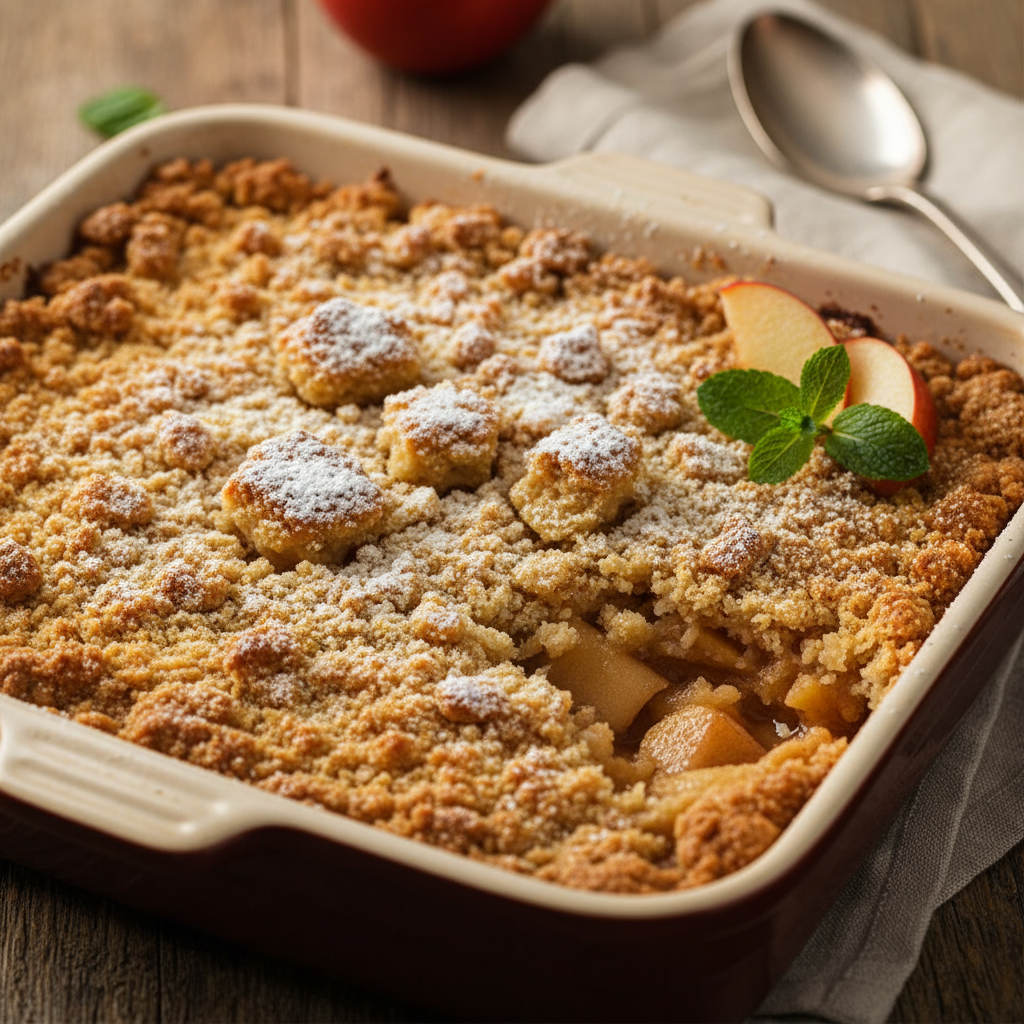 Apple crumble
