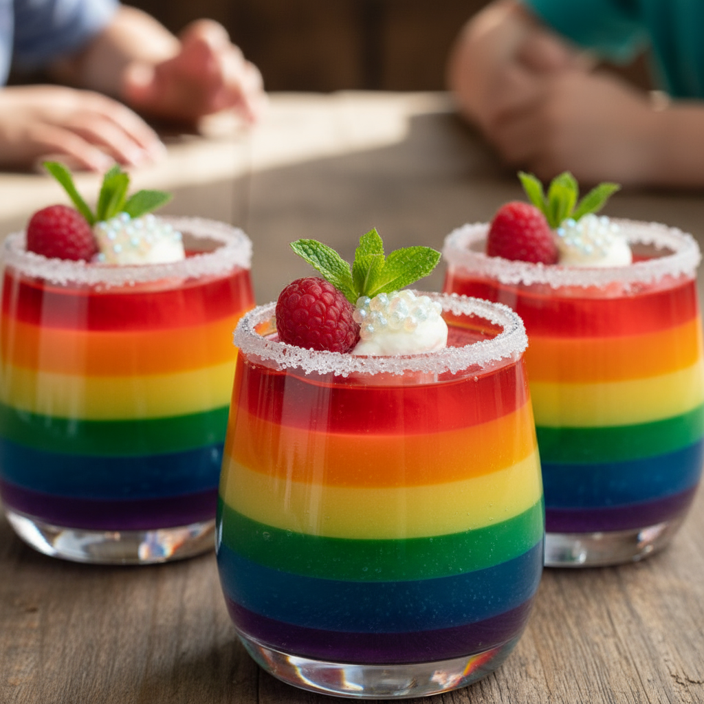 Rainbow jellies