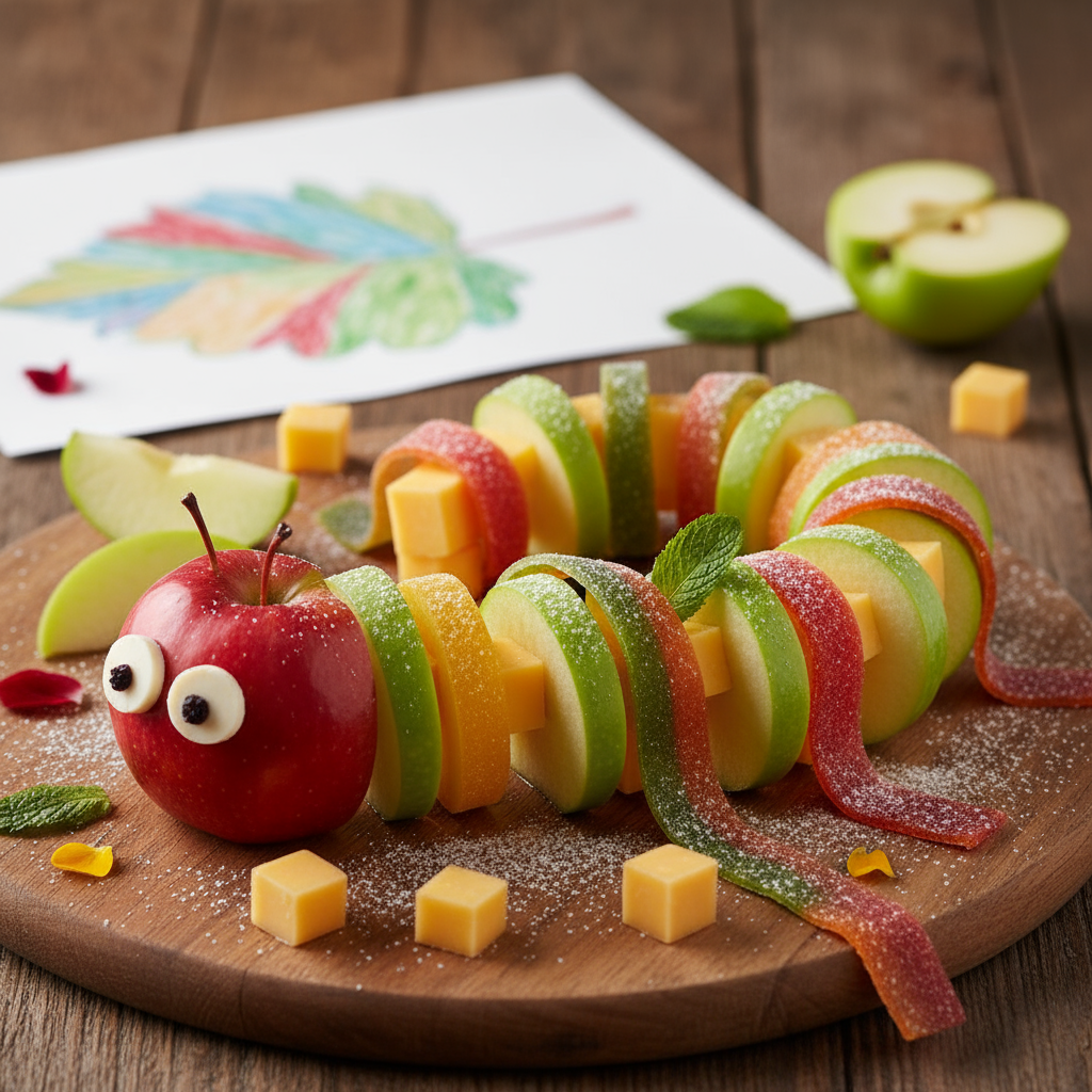 The very hungry caterpillar fruit snack