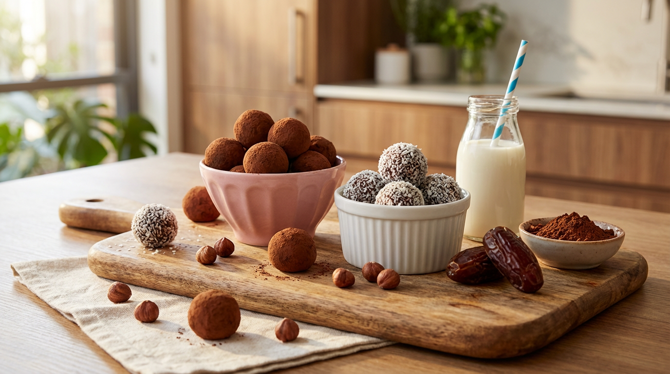 Healthy Nutella bites