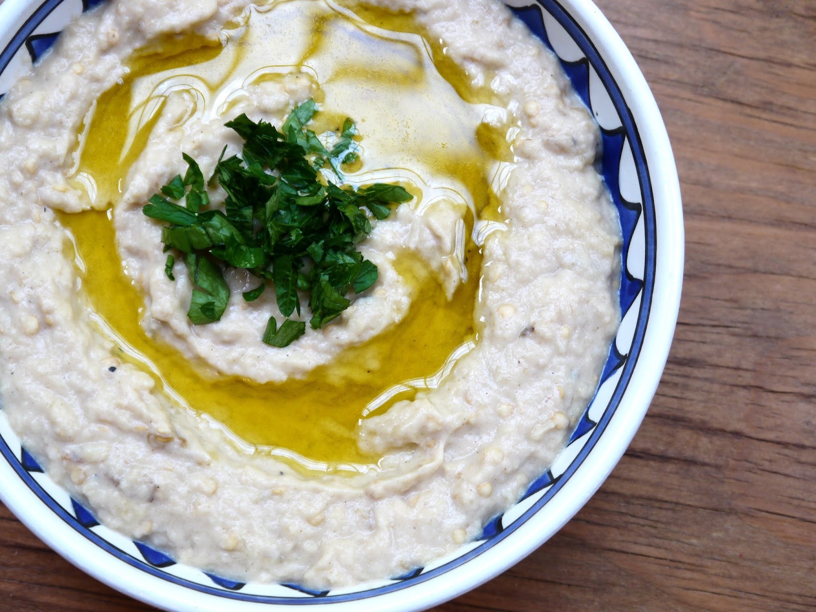 Babaganoush smokey eggplant dip