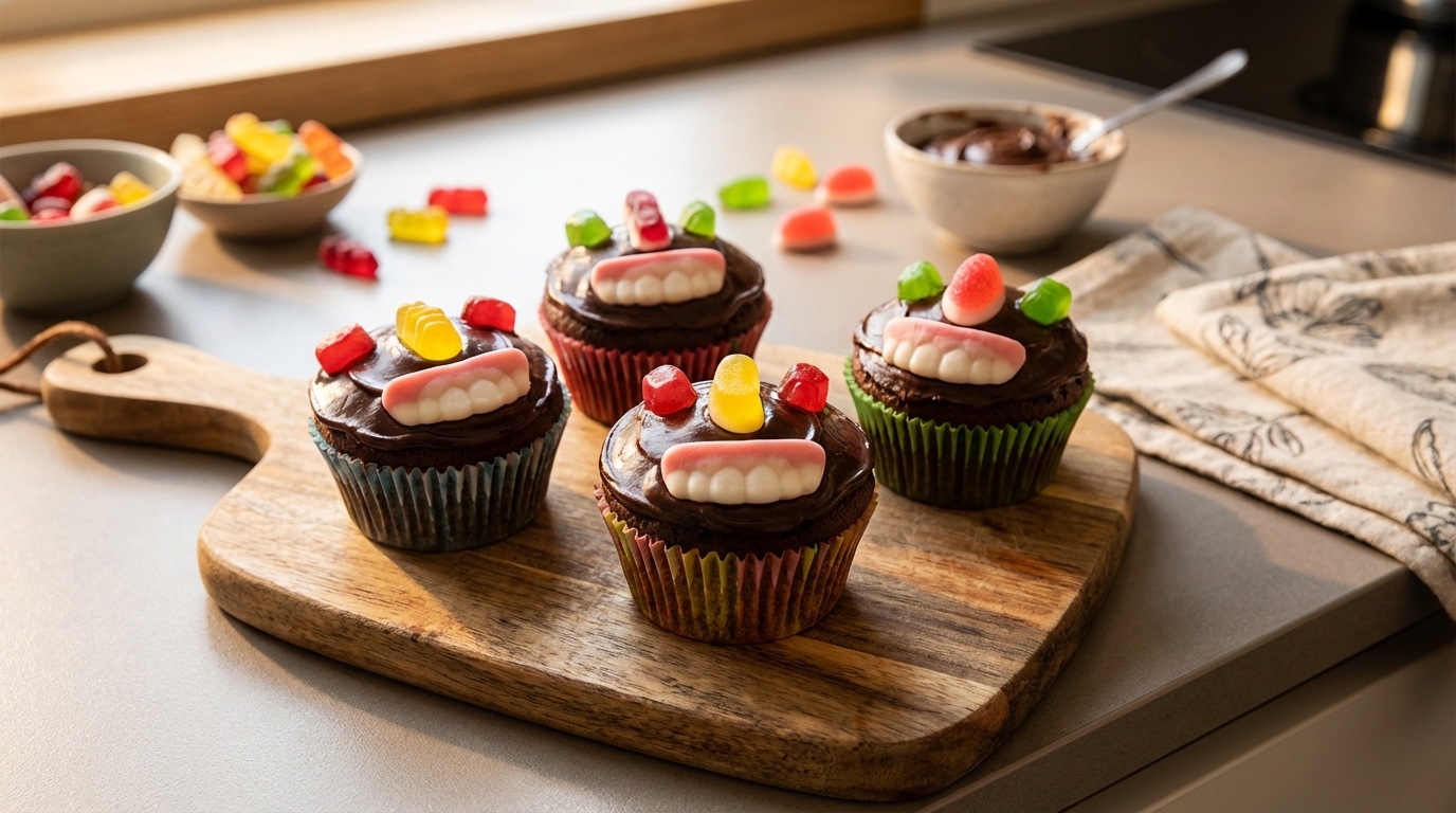 Happy faces cupcakes