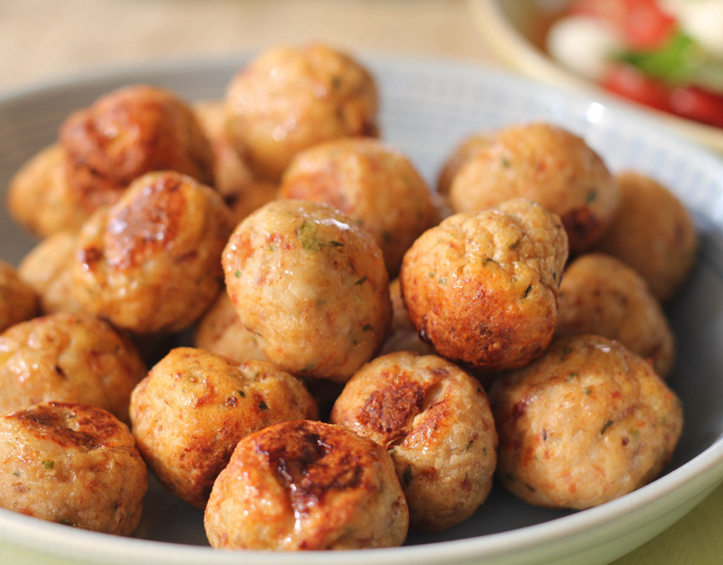 Chicken and chorizo meatballs