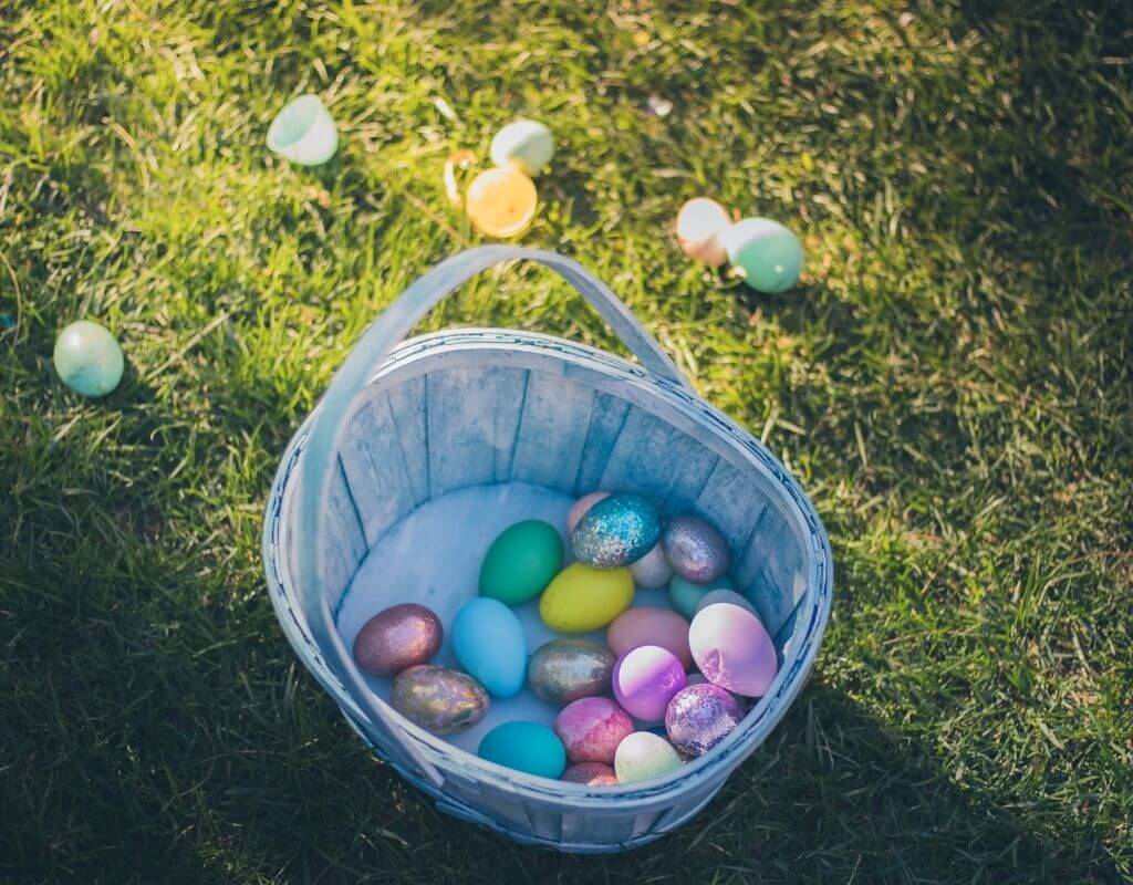 Easter Egg Basket - Easter Eggs - Easter
