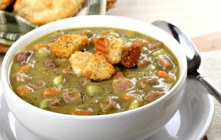 Green pea and ham soup recipe