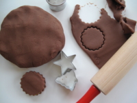 chocolate play dough