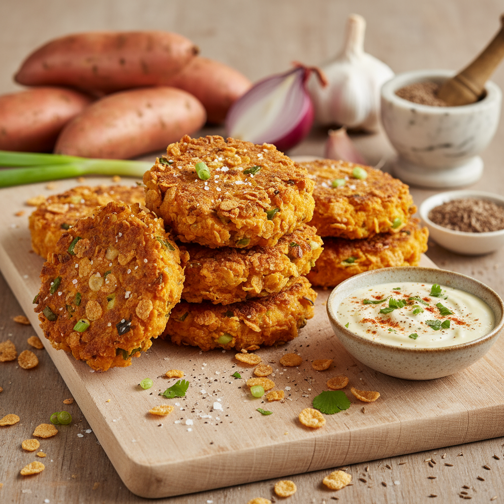 Sweet potato cakes