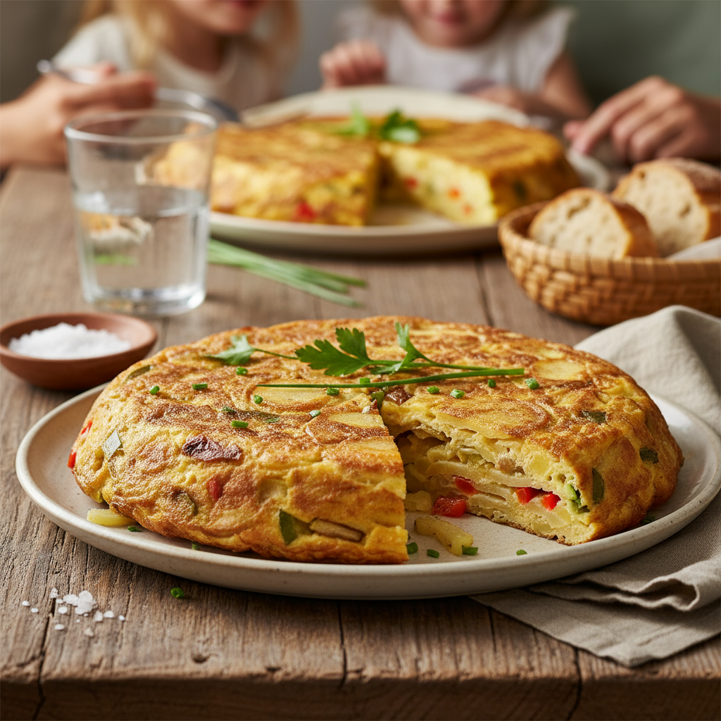 Simple spanish omelette