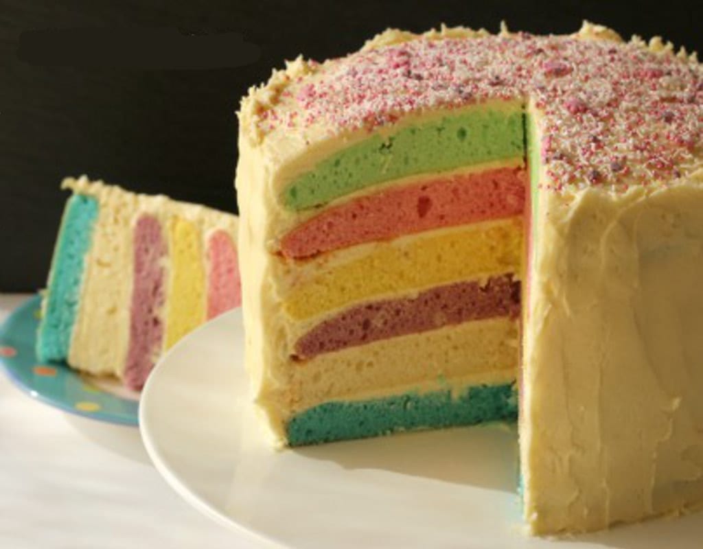 Birthday layer cake