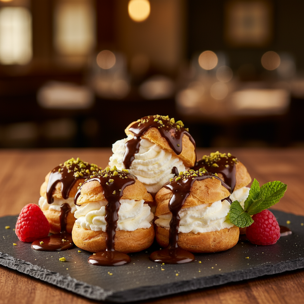 Easy profiteroles