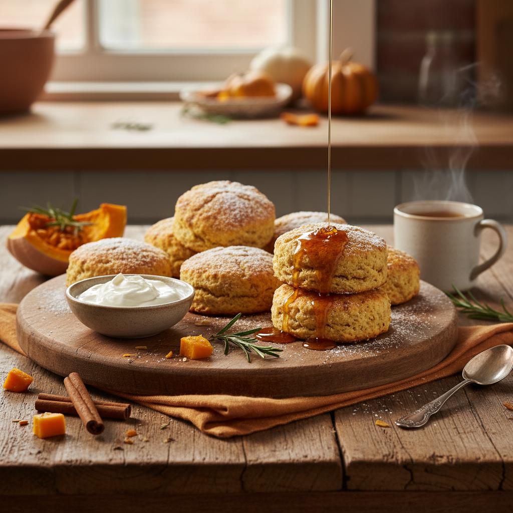 Easy pumpkin scones