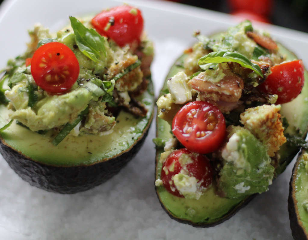 Bacon Stuffed Avocados