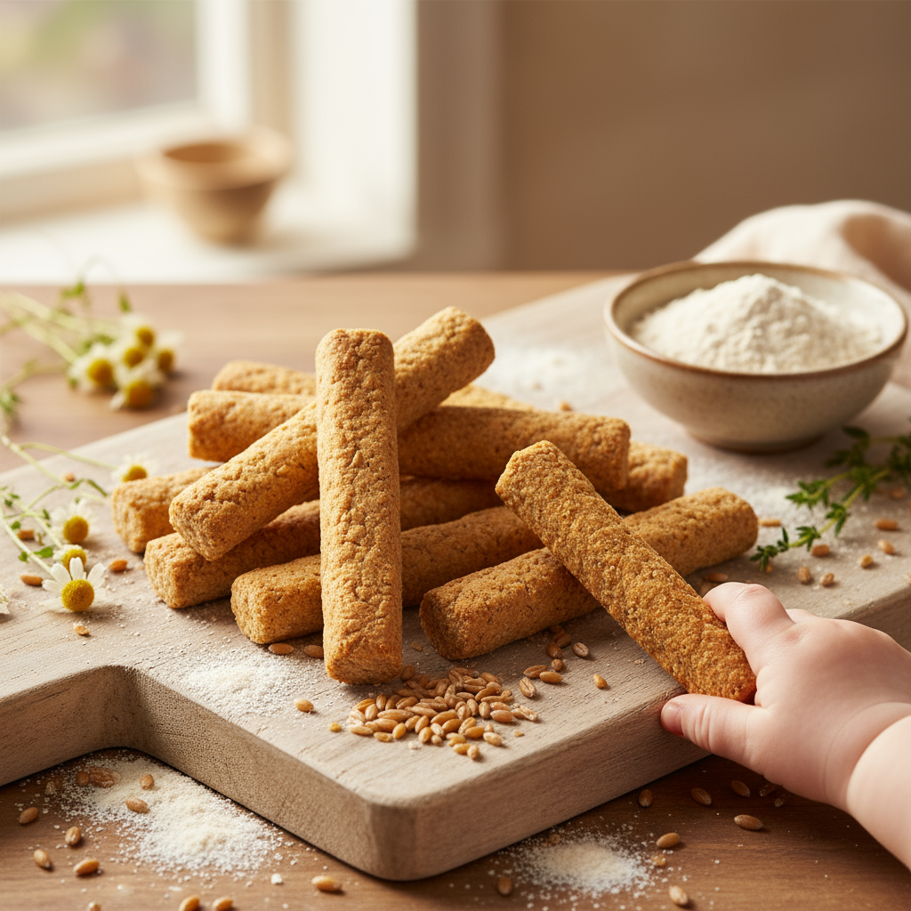 Wholemeal teething sticks