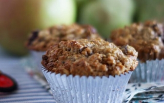 Blackberry and muesli breakfast muffins