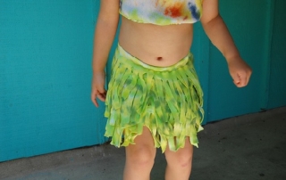 Make a hula skirt