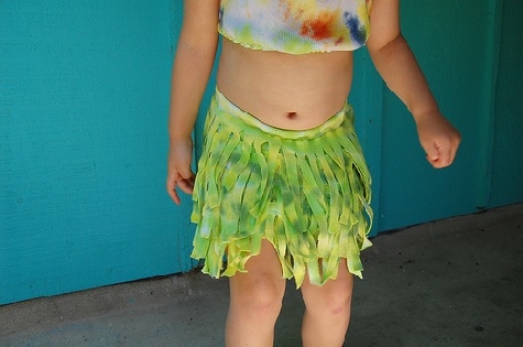 Make a hula skirt