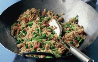 Tuna and broccoli stir-fry