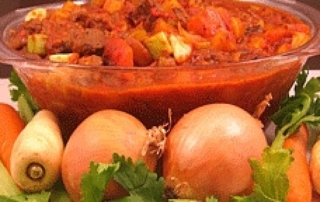 Simple beef and vegetable casserole