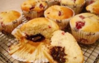 Raspberry Surprise Muffins