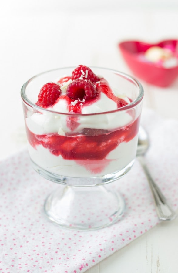 Berry ripple cream