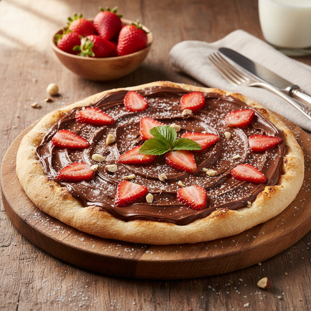 Nutella pizza
