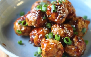 chicken teriyaki balls